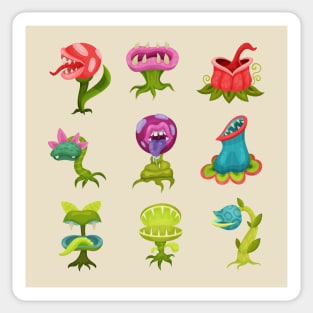 carnivores plants collection Sticker